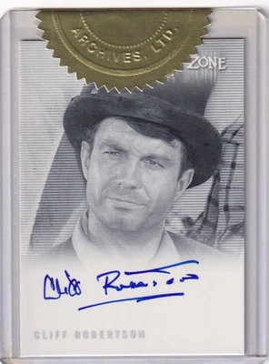 Twilight Zone Autograph Card A-136 Cliff Robertson as Christian Horn - Image 1 of 4