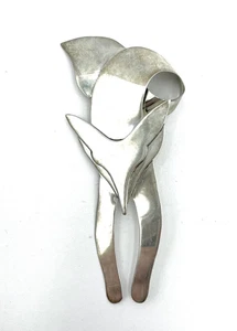 Vintage Maria Belén Belen Large  Sterling Silver Fox Brooch/Pin OR Pendant - Bild 1 von 3