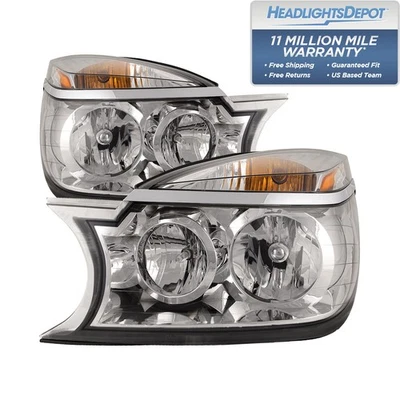 Juego de faros izquierda derecha con lente de rendimiento para Buick Rendezvous 04-07 Foto 1 de 4