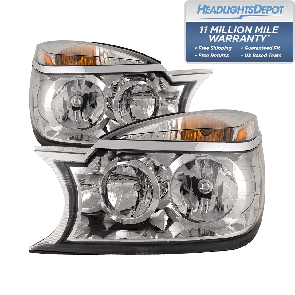 Juego de faros izquierda derecha con lente de rendimiento para Buick Rendezvous 04-07 Foto 1 de 4
