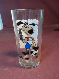 VETRO COCA-COLA VINTAGE 1992 WORLD CUP USA 94 ALEMANIA SIEMPRE - Foto 1 di 2