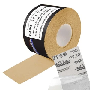 Premium 220 Grit PSA Gold Longboard Sandpaper, 2-3/4" Wide Continuous 12 - Bild 1 von 6