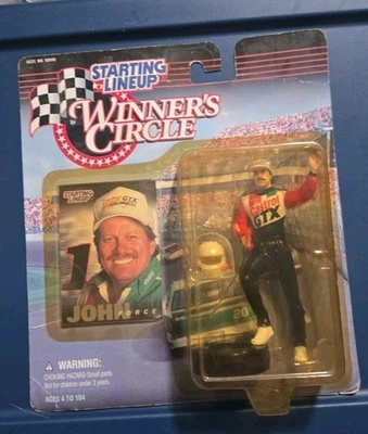 1997 Hasbro Kenner стартовый состав победителей круг John Force фигурка и карта новый в коробке - Изображение 1 из 4