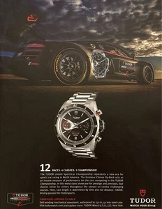 2015 United Sportscar Tudor Grantour Chrono Fly-Back Watch photo promo print ad - Picture 1 of 1