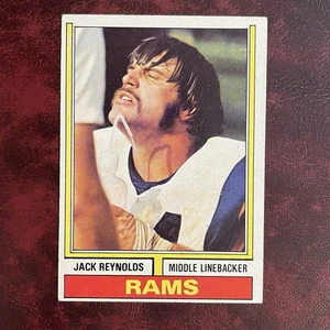 1974 Topps Set JACK HACKSAW REYNOLDS ROOKIE #25 LOS ANGELES RAMS - VG-EX - Picture 1 of 2