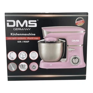 DMS KM-1900 P Küchenmaschine Pink/Rosa 6 Liter - Rühren Kneten - 1900 W, Zubehör - Bild 1 von 3