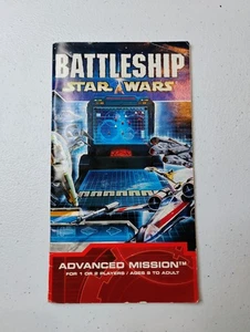 Vintage 2002 Star Wars Electronic Battleship Game Milton Bradley MANUAL - Picture 1 of 2