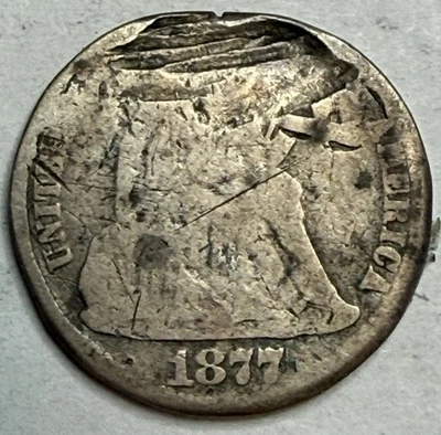 1877 - Seated Liberty Dime - Exact Coin Imaged #SL249 - Image 1 of 2