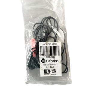 VINTAGE LABTEC MICROPHONE 7004044 MODEL 7303 PEEL & STICK  PC LAPTOP UNIVERSAL - Picture 1 of 3
