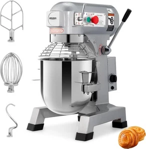 Commercial Food Mixer 15Qt 550W 110V 3 Speeds Stainless Steel Bowl Stand Mixer - Picture 1 of 8
