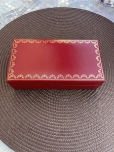 Genuine Cartier Glasses Red Hard Case CO712 - Picture 1 of 6