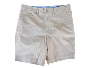 Polo Ralph Lauren Men's Designer Vintage Beige Stretch Cotton Chino Shorts - 34 - Picture 1 of 10