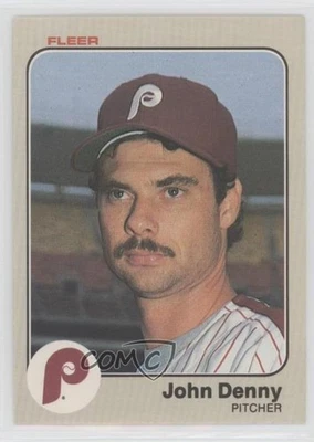 1983 Fleer John Denny #158 - Image 1 of 2