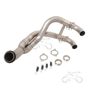 Tubo de cabezal frontal de escape del sistema de titanio modificado para DUKE 790 2018-2022 890 R - Imagen 1 de 7