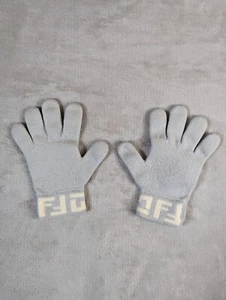 Fendi Wollhandschuhe Made in Italy Authentic Knit FF Silber 100% Wolle - Bild 1 von 17
