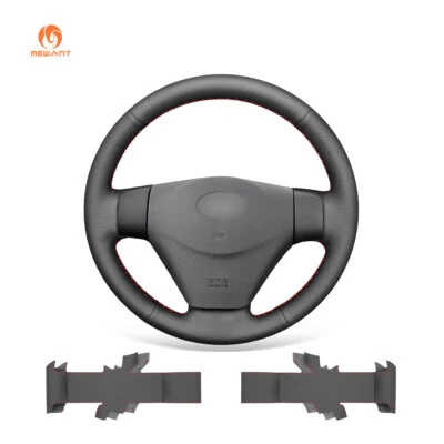 MEWANT PU Envoltura de volante de cuero para Hyundai Accent Getz (lifting facial) Kia Rio Foto 1 de 4
