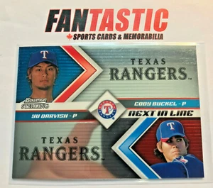 2012 Bowman Sterling Next In Line #NIL7 Cody Buckel / Yu Darvish Texas Rangers - Picture 1 of 2