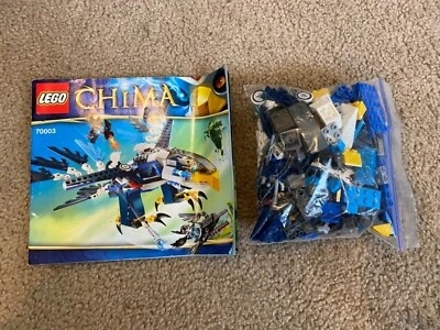 Lego Chima Eris' Eagle Interceptor 70003 Conjunto Legends Razar Rizzo Peças incontáveis - Imagem 1 de 2
