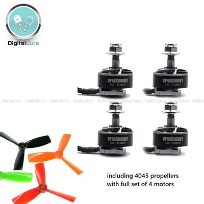 SPARKHOBBY RC Brushless Motor 1507 2700kV 4-6S 3750kV 2-4S + Props- 1505 1506 Quad Drone