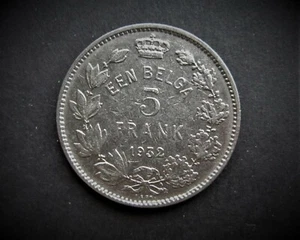 BBÉLGICA 5 FRANCOS 1932 / MONEDAS ANTIGUAS DE OLFATEAR T-2 - Imagen 1 de 3