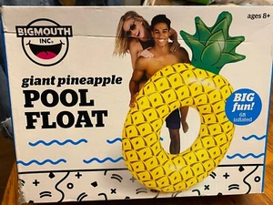 Big Mouth Inc - Giant Pineapple Pool Float - 6 feet Long - Ages 8+ - Picture 1 of 2