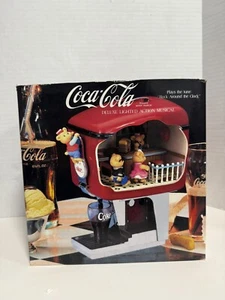Coca Cola Coke The Soda Shoppe Hop 1999 Enesco Action Musical Music Box - Picture 1 of 17