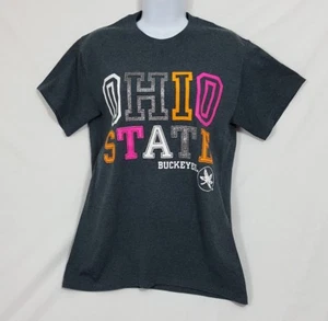Ohio State University Buckeyes grau mehrfarbig T-Shirt Größe Small - Bild 1 von 4