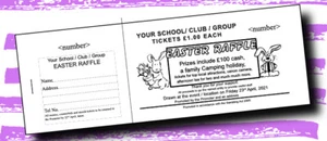 1000 Raffle Tickets - Draw Tickets - in books of 10 - 100 books - Fundraising - Picture 1 of 9