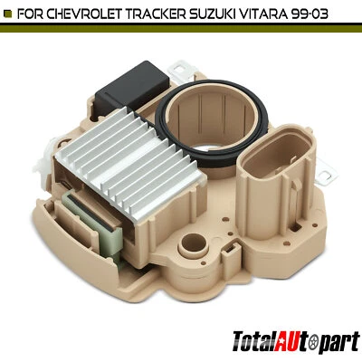 Alternator Regulator with Brushes for Chevrolet Tracker Suzuki Vitara 1.6L 2.0L - Image 1 of 4