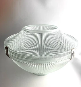 Antique Holophane Glass Lamp Shade 1920’s English - Picture 1 of 7