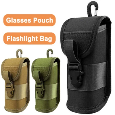 Caja de gafas tácticas Molle a prueba de golpes protectora para gafas de sol estuche paquete colgante Foto 1 de 4