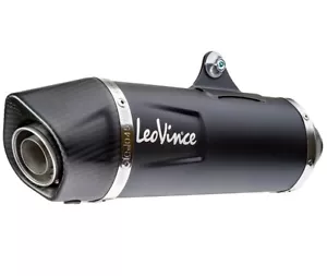 14013 TERMINALE SCARICO COMPLETO LEOVINCE NERO YAMAHA T-MAX 500 2009 - Foto 1 di 5