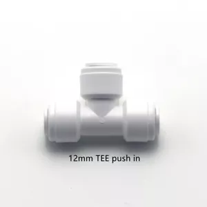 Push In Speed Fit | 12mm Tee Connector - Caravan Moterhome Plumbing Fitting - Picture 1 of 1
