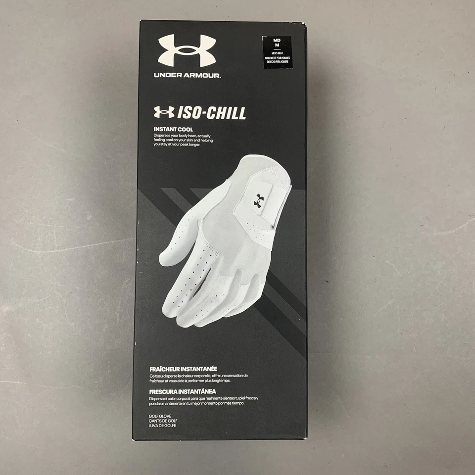 Under Armour UA Iso-Chill Golf RIGHT HAND Gloves Size MD 1370277  New In Box - Image 1 of 4