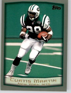 1999 Topps Curtis Martin NFL PWE Base Card Jets #80 - Picture 1 of 2