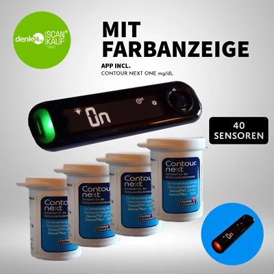 Contour next one mg/dL + 40 Sensoren | Farbanzeige  ⭐️⭐️⭐️⭐️⭐️ - Bild 1 von 4