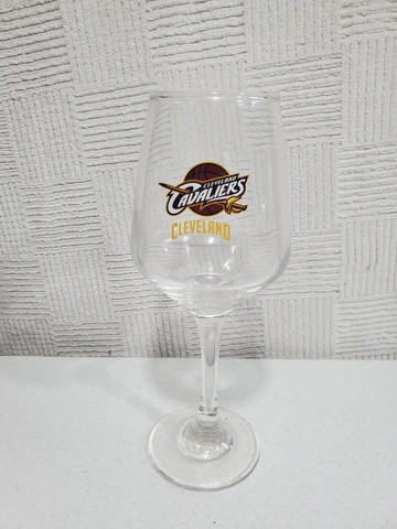 Cleveland Cavaliers 12.75oz. Stemmed Wine Glass NBA Basketball Cavs NEW Cover
