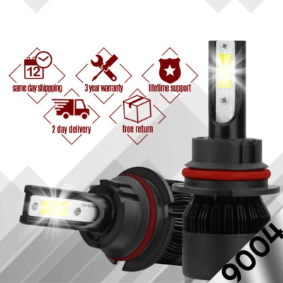 Kit de conversão de farol XENTEC LED HID 9004 HB1 6000K 1985-1992 Toyota Cressida - Imagem 1 de 4