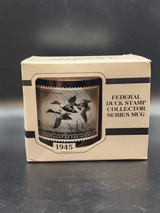 Vintage Federal Duck Stamp Collector Series Mug 1945 Migratory Bird Hunting - Picture 1 of 6