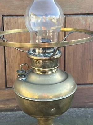Antique Oil Lamp “The Miller Lamp” Made In U.S.A. Centre Draft Early 20th cent.. - Image 1 of 4