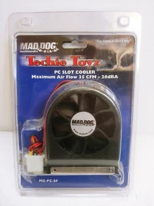 Mad Dog Multimedia PC Slot Cooler Max 35CFM-26dBA Techie Toyz MD-PC-SF - Picture 1 of 2