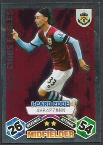 TOPPS MATCH ATTAX 2009-10 - BURNLEY - I CARD - CHRIS EAGLES - SILVER FOIL - Bild 1 von 1