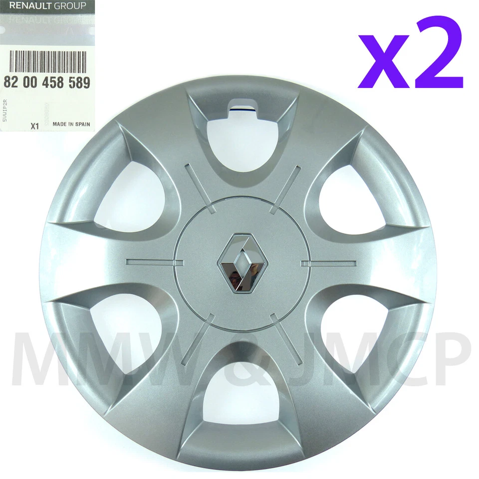 Para Tapacubos Cubierta 40.6cm Renault Trafic MK2 2001-2014 8200458589OE X 2 - Imagen 1 de 1