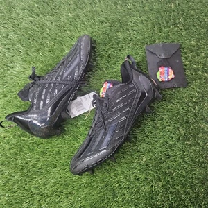 Botines de fútbol Adidas Adizero para hombre talla 8,5 negros Big Mood nuevos sin caja - Imagen 1 de 5