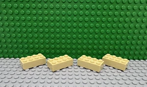 Lego 4 Tan 2x4 bloque ladrillo NUEVO - Imagen 1 de 1