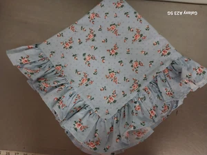 Almohada Vintage Ralph Lauren Calico Rose Clemintine EURO Simulada Azul Algodón-1980 - Imagen 1 de 10