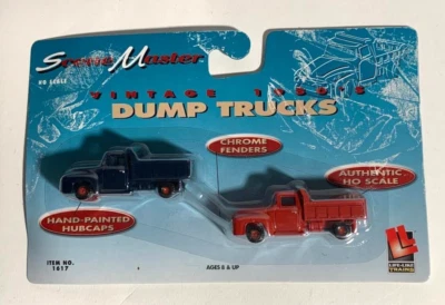 Life Like Scene Master Vintage 1950s Dump Trucks #1617 HO Scale New In Package - Image 1 of 2