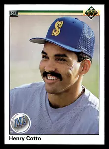 Henry Cotto 1990 Upper Deck #207 Seattle Mariners BASEBALL BUY3GET1FREE - Picture 1 of 2