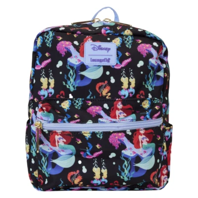 Loungefly Little Mermaid 35th Anniv Life is the Bubbles Nylon Mini Backpack - Image 1 of 4