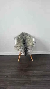 Gotland Sheepskin Rug Swedish Scandinavian rug Soft Curly Wool #G3 - Picture 1 of 3